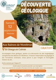 Découverte géologique aux Balmes de Montbrun - 12 septembre